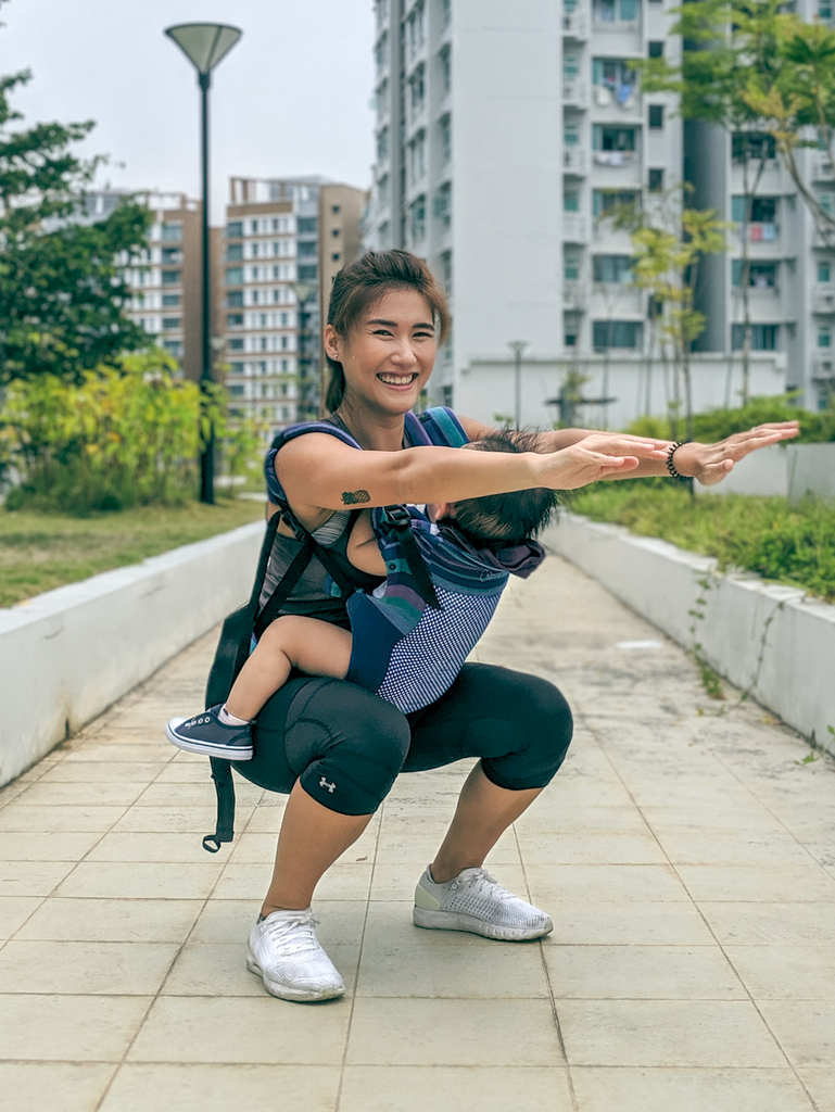 Exercises to help with Babywearing