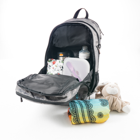 13Thirteen Diaper Backpack - Silver Camo (Grade B)