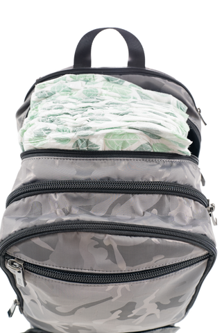 13Thirteen Diaper Backpack - Silver Camo (Grade B)