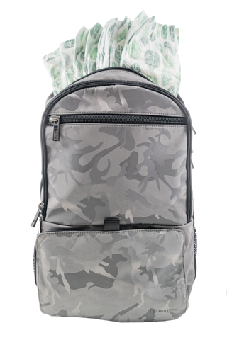 13Thirteen Diaper Backpack - Silver Camo (Grade B)