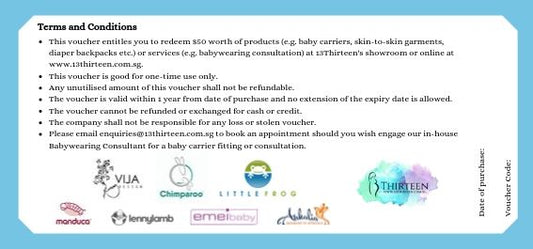 13Thirteen Gift Voucher - $50