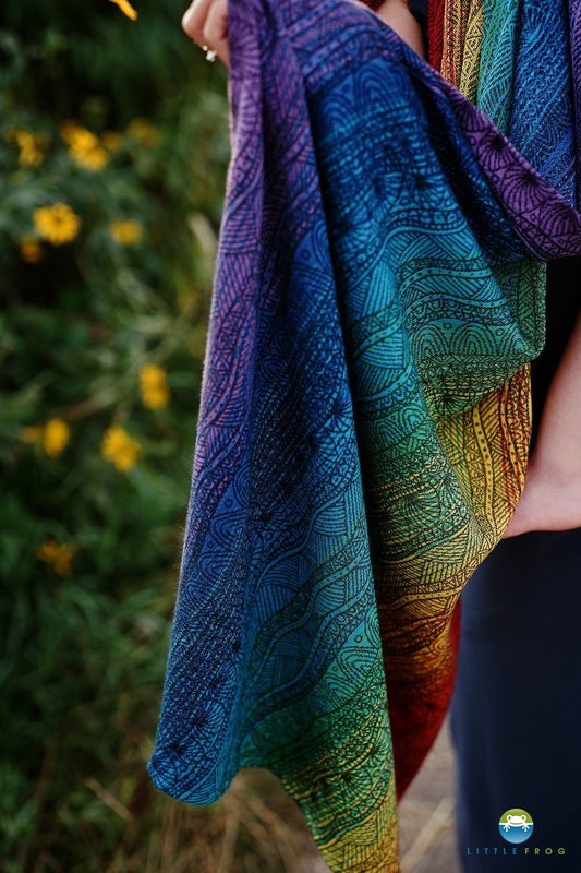 Little Frog Ring Sling - Rainbow Harmony