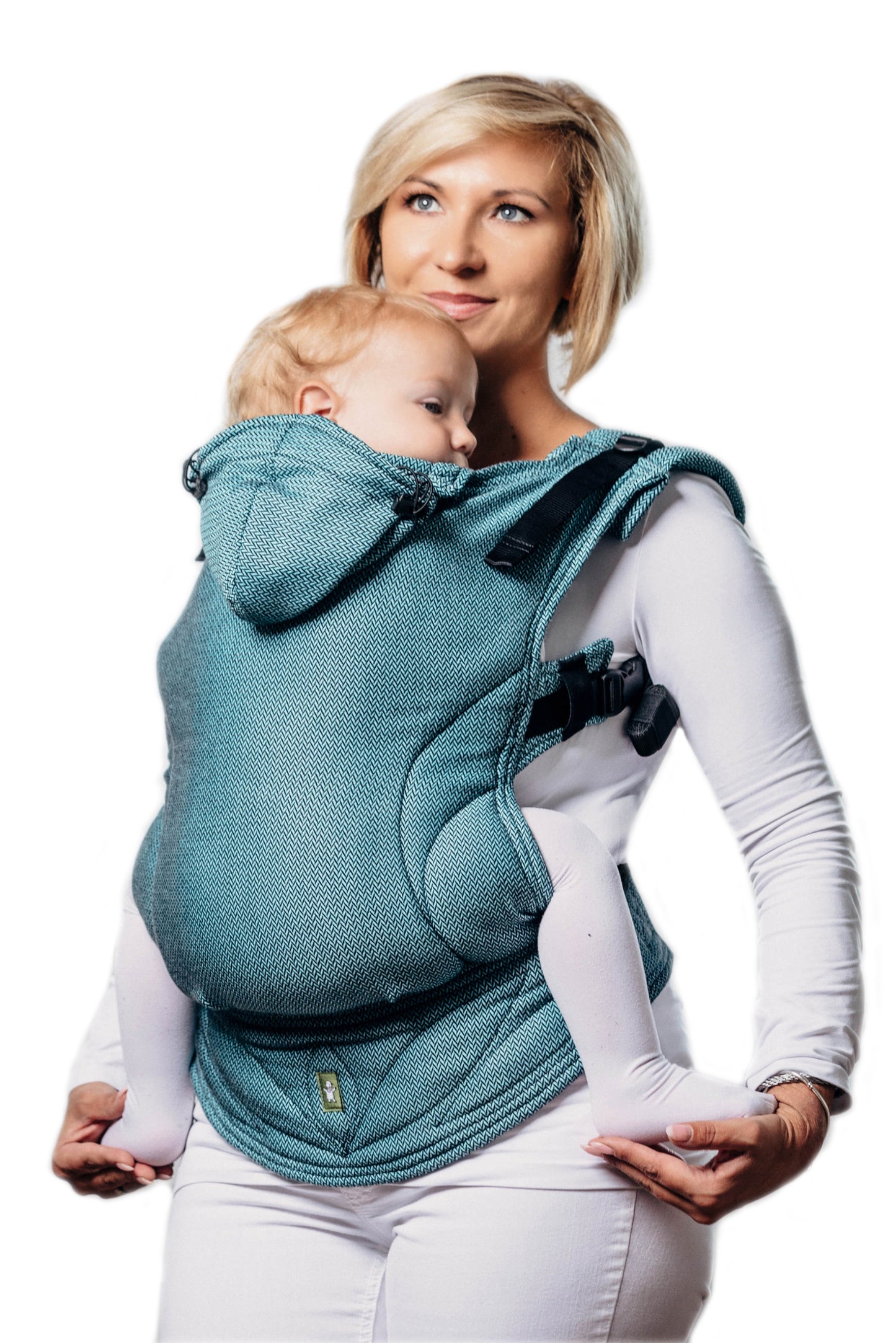 LennyLamb Basic Line Toddler Carrier - Amazonite (clearance)