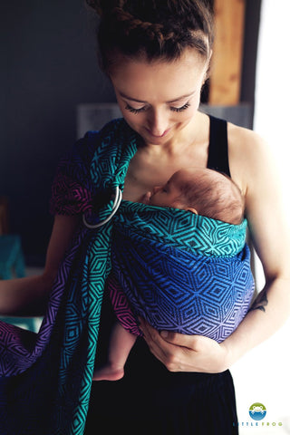 Little Frog Ring Sling - Dark Aurora Cube