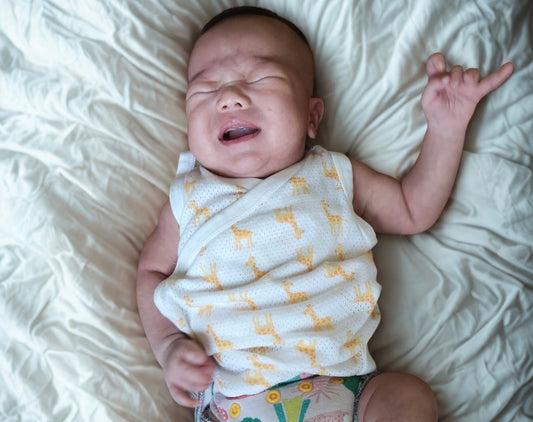 Soothing a gassy baby