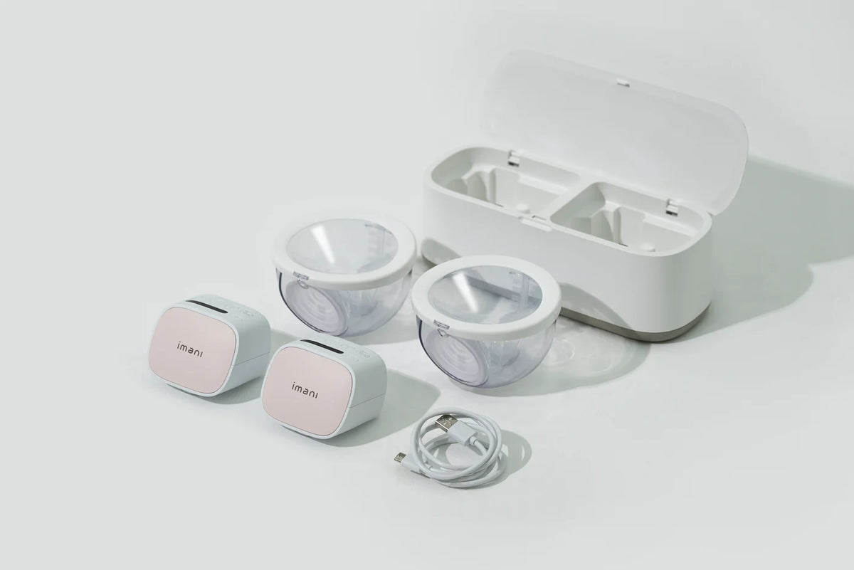 Imani I2Plus Pro Breast Pump (One Pair) + Dual Charging Dock