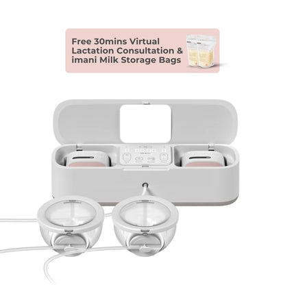 Imani IBox Pro 2-In-1 Electrical Breast Pump (Hospital Grade + Wearable)