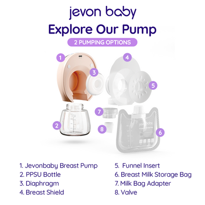 JEVON BABY Electric Breast Pump - Double