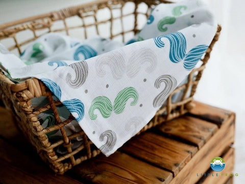 Little Frog Bamboo Swaddle - Handsome
