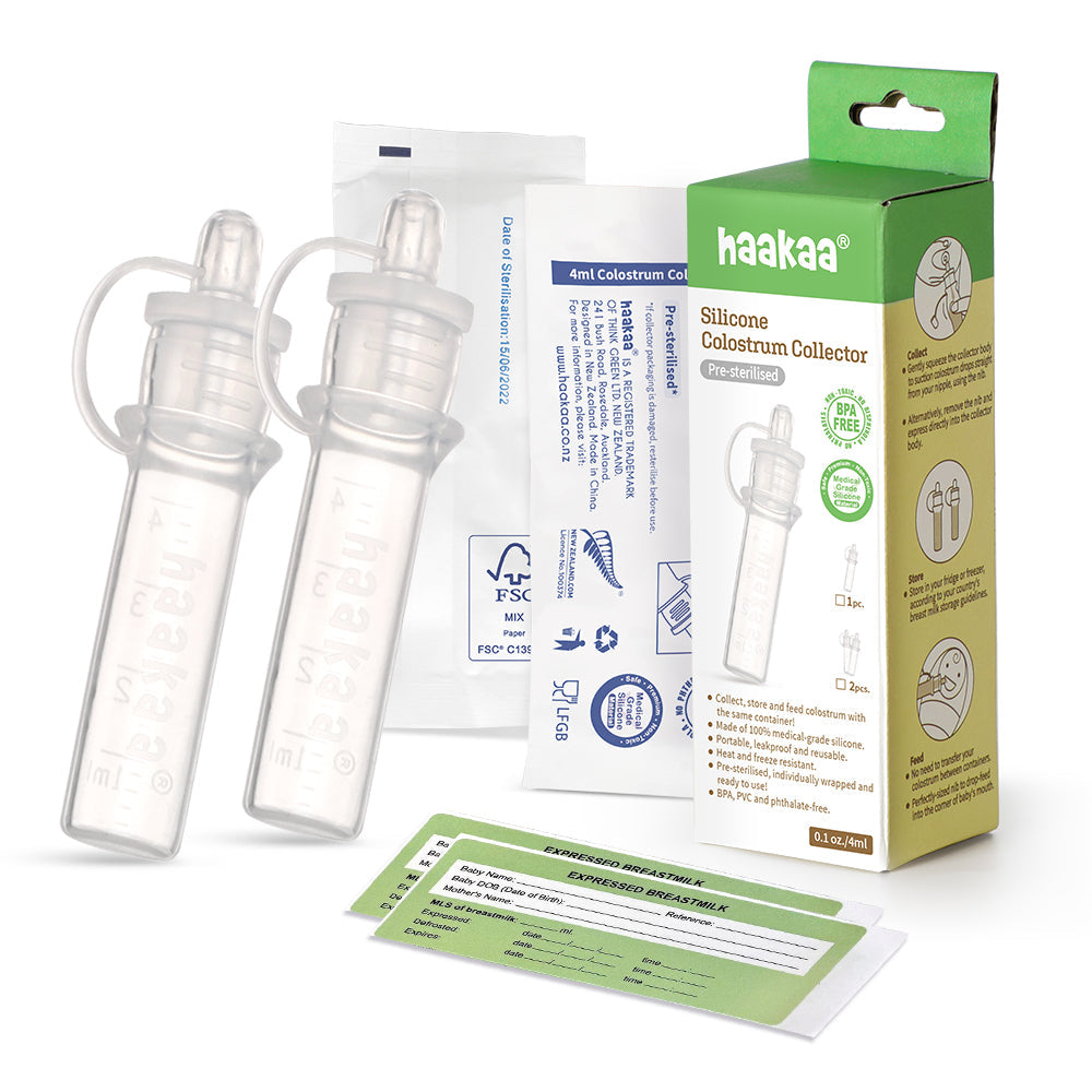 Haakaa Pre-Sterilized Silicone Colostrum Collector (2pcs)