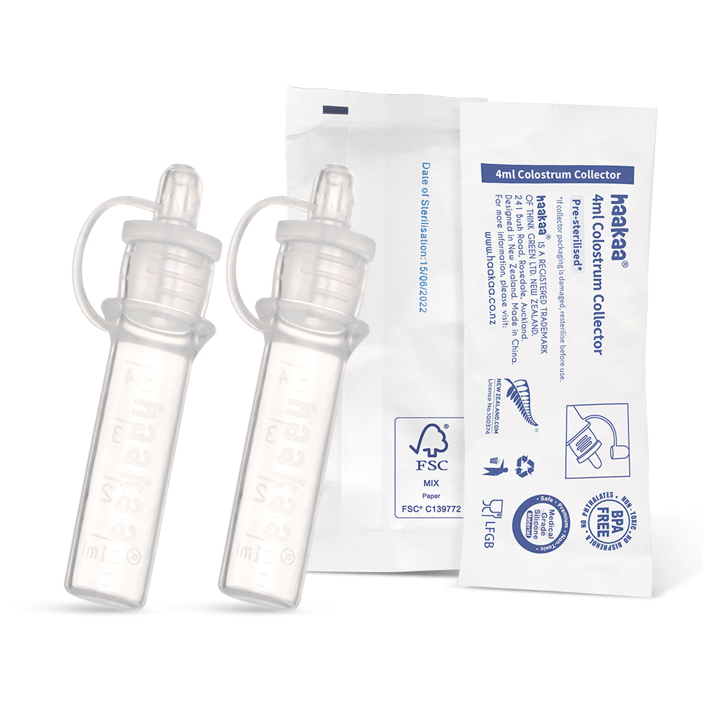Haakaa Pre-Sterilized Silicone Colostrum Collector (2pcs)