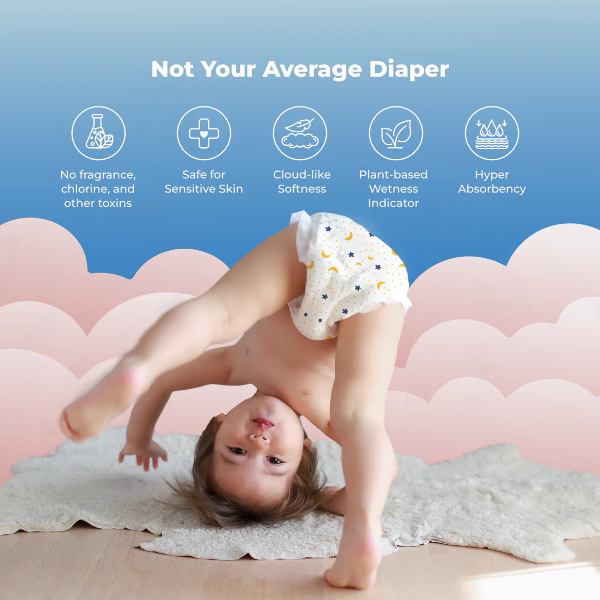 Peachy Bum Diapers - Bundle of 3 Packs