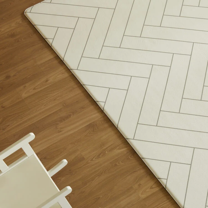 The Dinky Shop Baby Playmat - Modern Herringbone