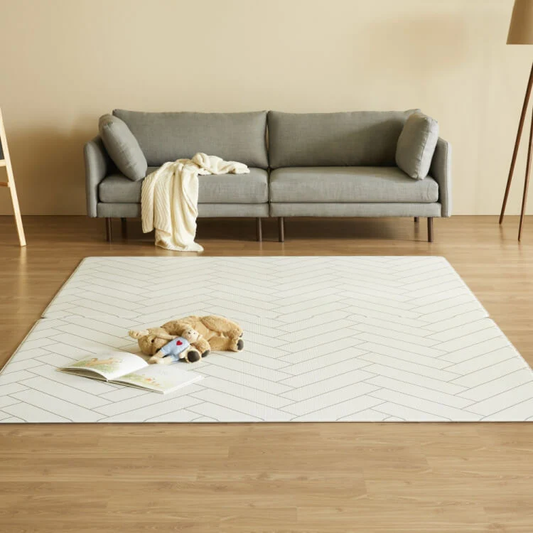 The Dinky Shop Baby Playmat - Modern Herringbone