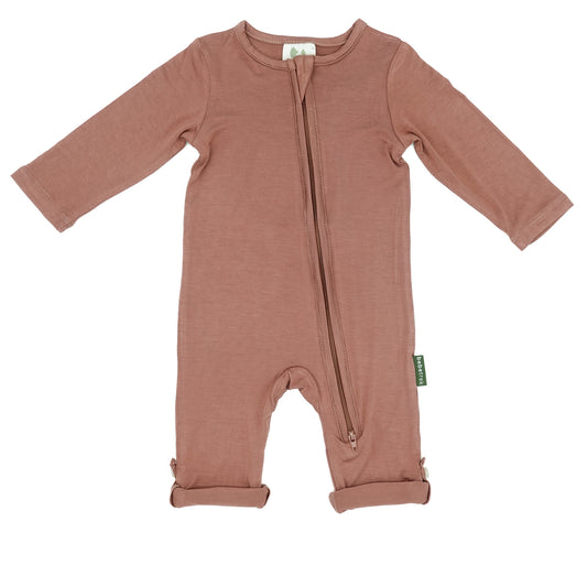 UV Protective Baby Sunsuit - Dusty Rose