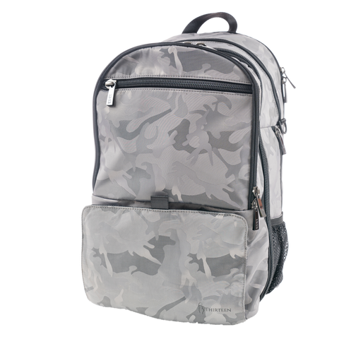 13Thirteen Diaper Backpack - Silver Camo