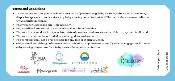 13Thirteen Gift Voucher - $50