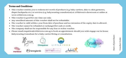 13Thirteen Gift Voucher - $50