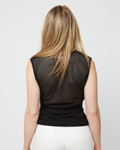 Skin-to-Skin Cami (mesh back) with Cummerbund Set by Vija Design