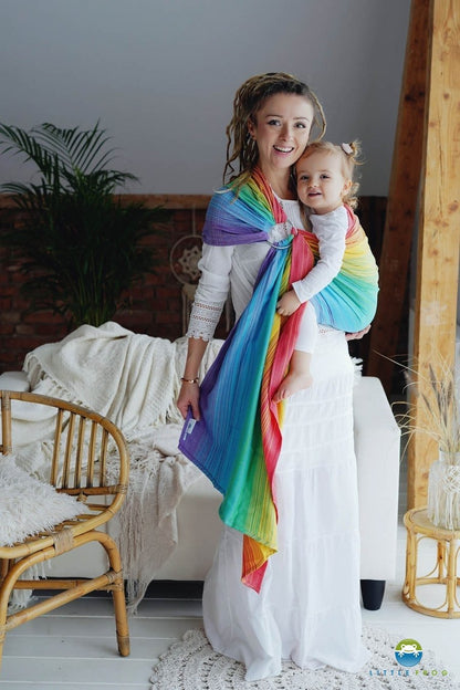 Little Frog Ring Sling - Daisy Agate