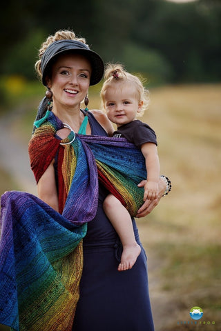 Little Frog Ring Sling - Rainbow Harmony