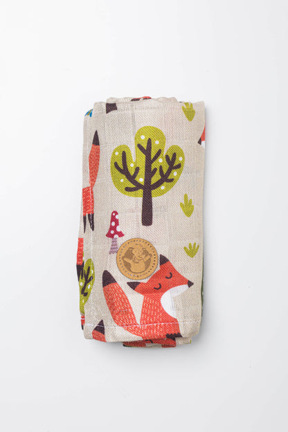 LennyLamb Swaddle Blanket - Foxy Fun