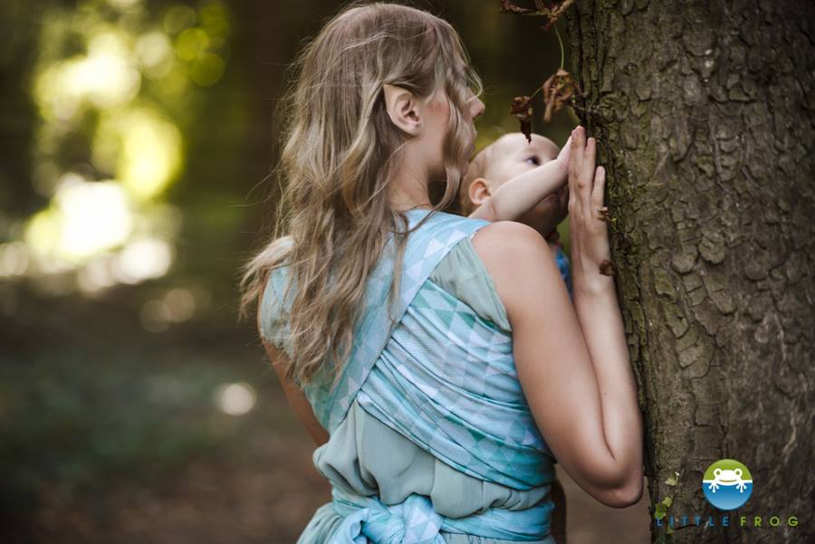 Little Frog Wrap - Mint Illusion