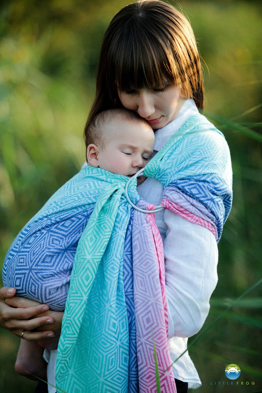 Little Frog Ring Sling - Aurora Cube