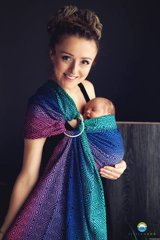 Little Frog Ring Sling - Dark Aurora Cube