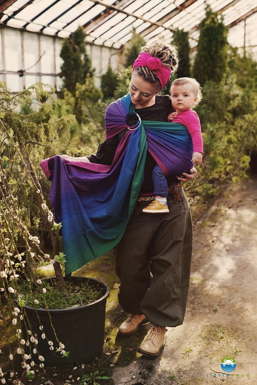 Little Frog Ring Sling - Iolite