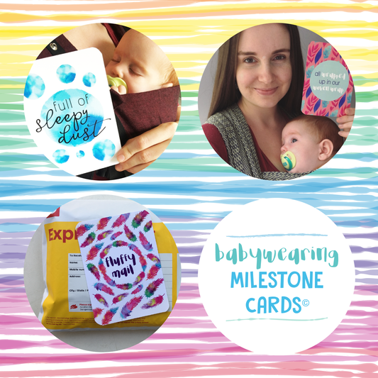 Babywearing Milestone Cards
