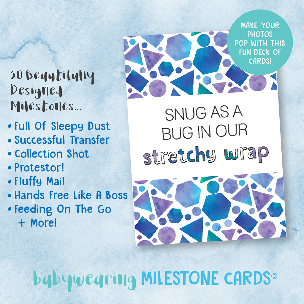 Babywearing Milestone Cards